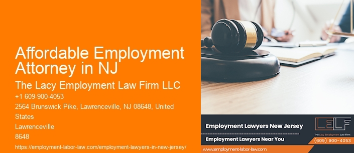 Affordable Employment Attorney in NJ