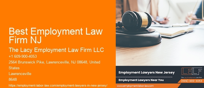 Best Employment Law Firm NJ