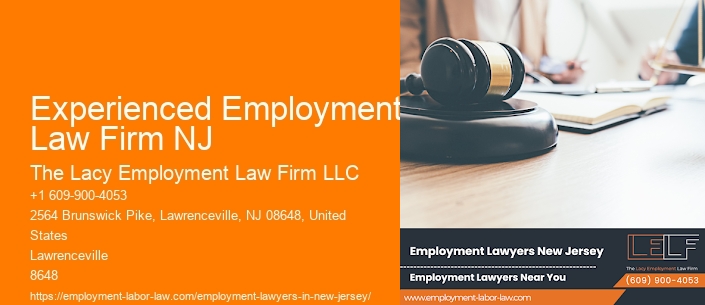 Experienced Employment Law Firm NJ