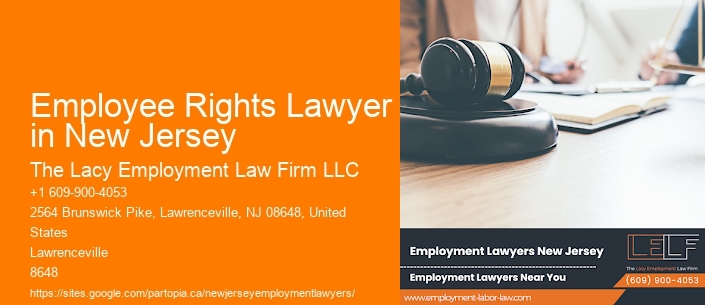 Employee Rights Lawyer in New Jersey