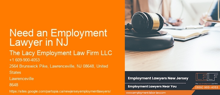 Need an Employment Lawyer in NJ