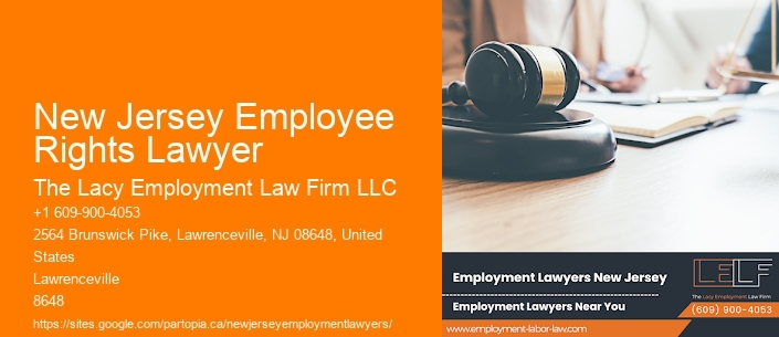New Jersey Employee Rights Lawyer