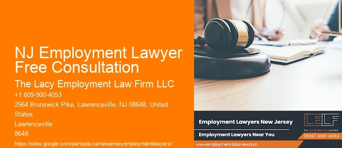 NJ Employment Lawyer Free Consultation