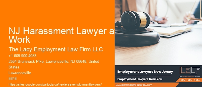 NJ Harassment Lawyer at Work