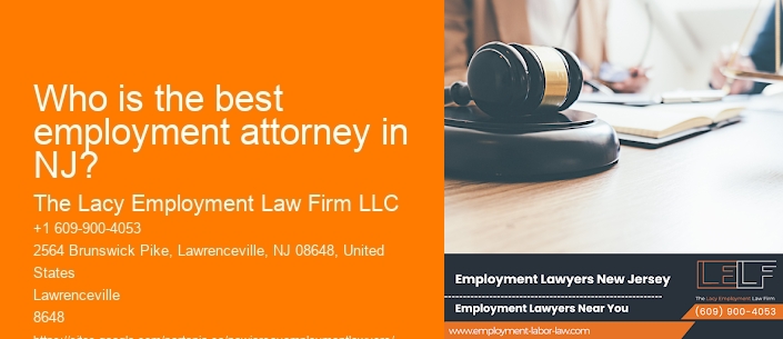 Who is the best employment attorney in NJ?